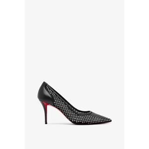 Christian Louboutin Apostropha Mesh Strass Pumps 80mm Black Crystal BNIB 40